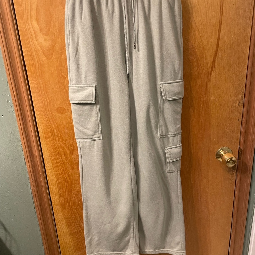 Hippie Rose Sage Green Sweat Pants